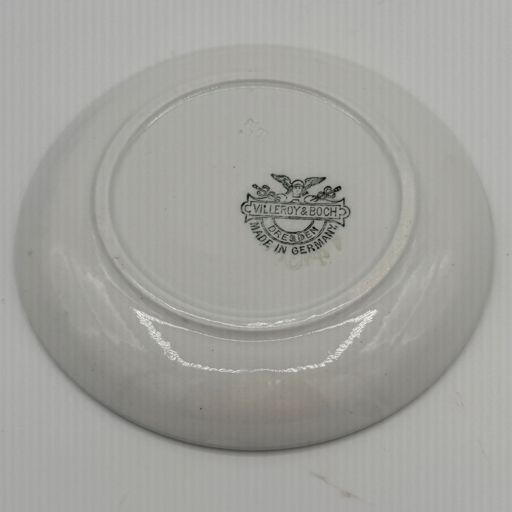 Antique Villeroy & Boch Dresden Blue Demitasse Cups Saucers Porcelain Germany - Picture 9 of 12